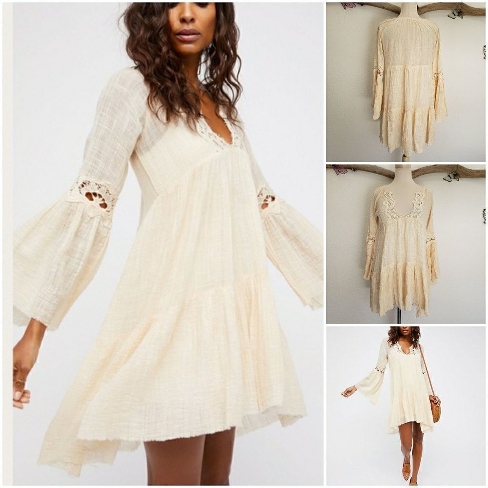 Free people one Marishka tiny tent mini dress